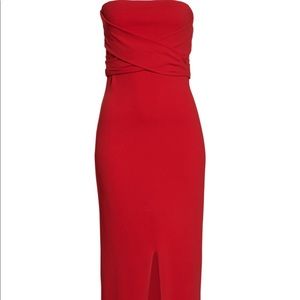 Lulu’s Own The Night Strapless Maxi Dress